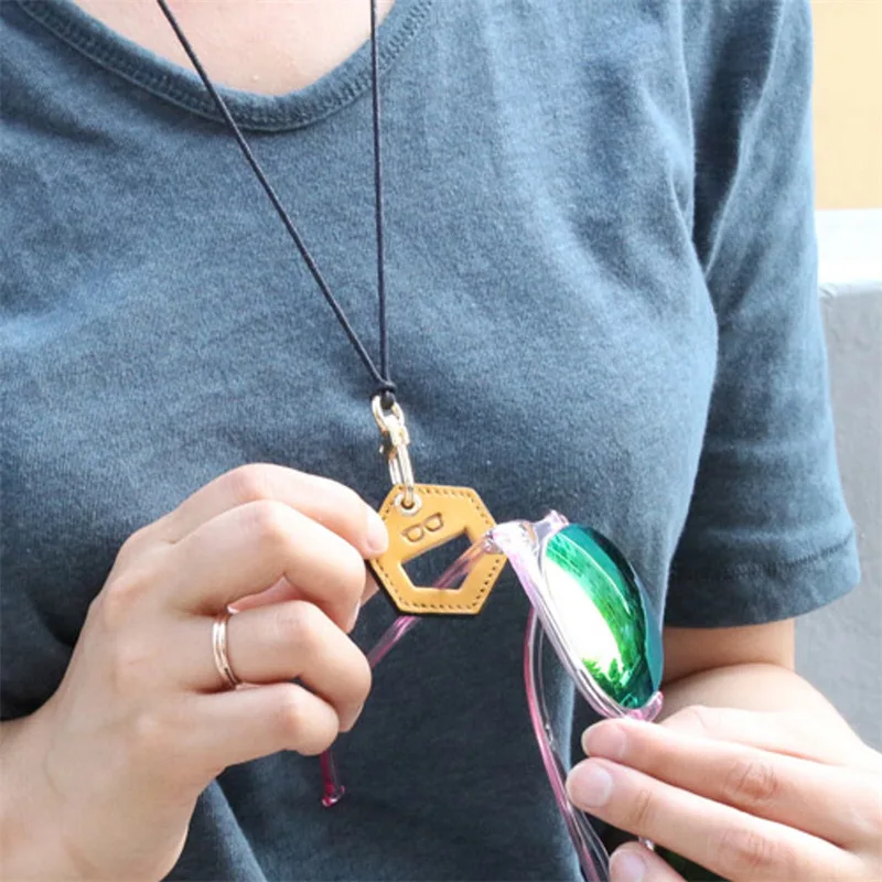 Eyeglasses Rope Microfiber Leather Neck Portable Cord String Hanging Unisex Sunglasses Glasses Holder Retainer