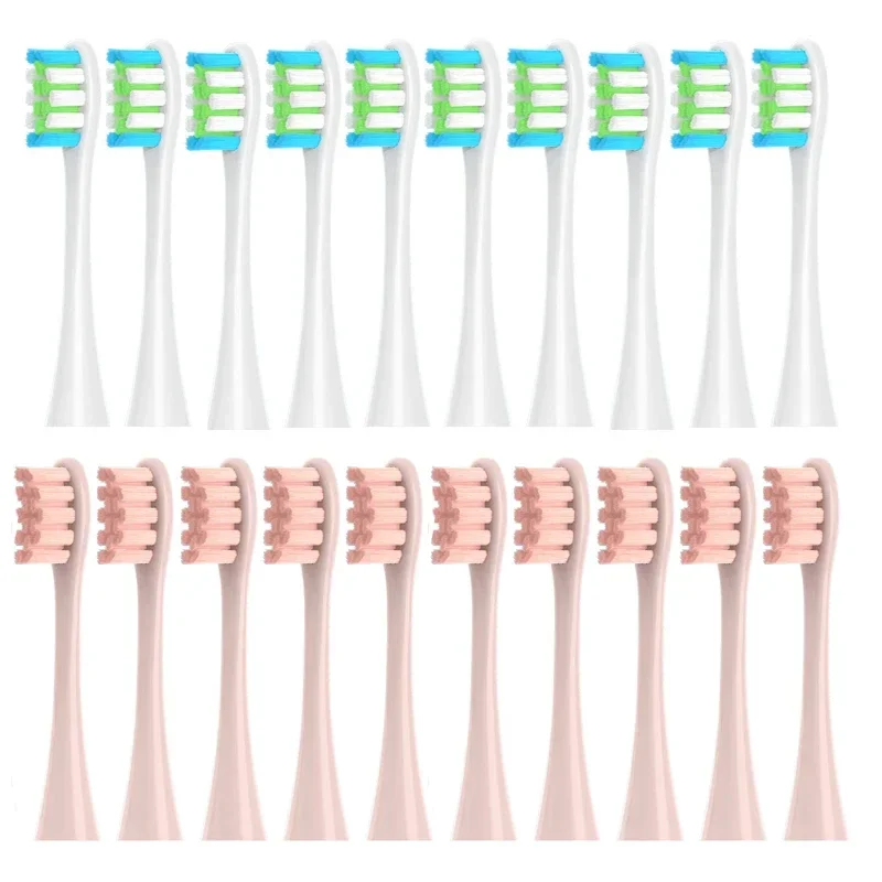 소닉 소프트 듀폰 강모 노즐 전동 칫솔 교체 헤드, Oclean X/ X PRO/ Z1/ F1/ One/ Air 2 /SE, 10 개