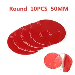 Crystal Clear Double - Sided Waterproof Adhesive Tape - Ultra Strong & Heat Resistant (50mm Round 10PCS)