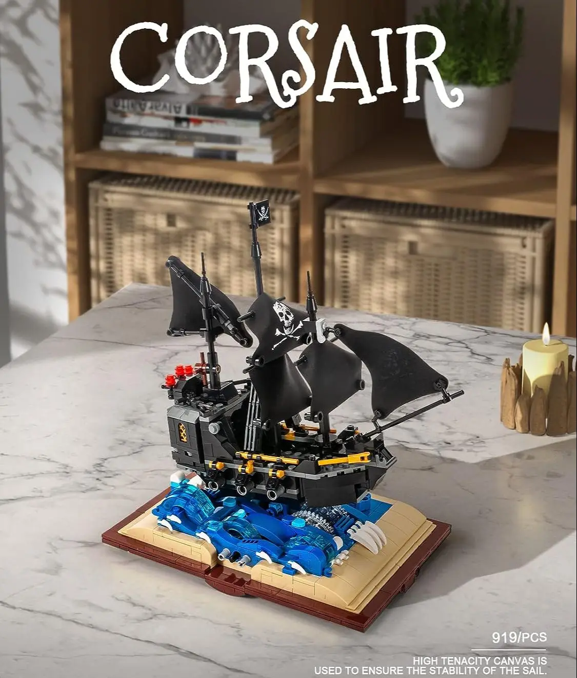Moc Black Pearl Pirate Ship City Lighthouse Book Building Blocks Jungle Tree House Assemblaggio Fai Da Te Building Blocks Giocattoli Per Bambini