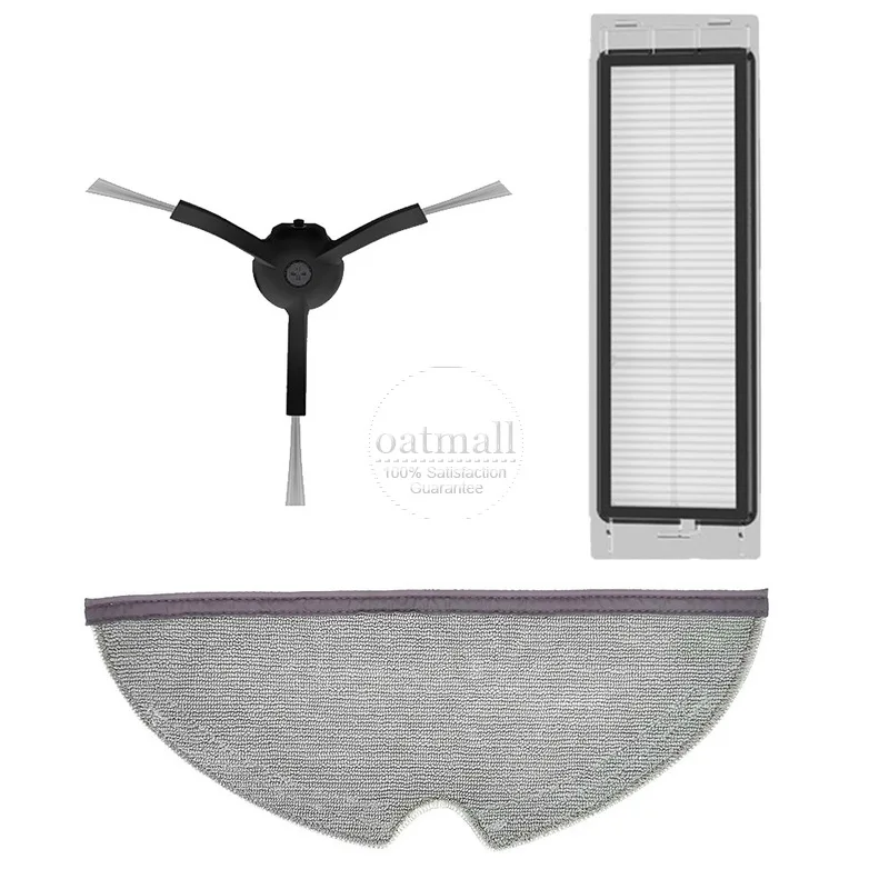 Set Ricambio 14 Pezzi Per Xiaomi Roborock S5 Max/S6/S6 MaxV E Altri - Filtri HEPA, Spazzole, Panni E Pulitore - 3