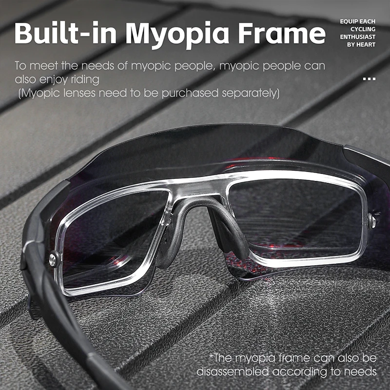 WEST BIKING Photochromic Cycling Glasses HD Polarized Goggles Men Women MTB Road Bike Outdoor Sports Sunglasses Bicycle Eyewear