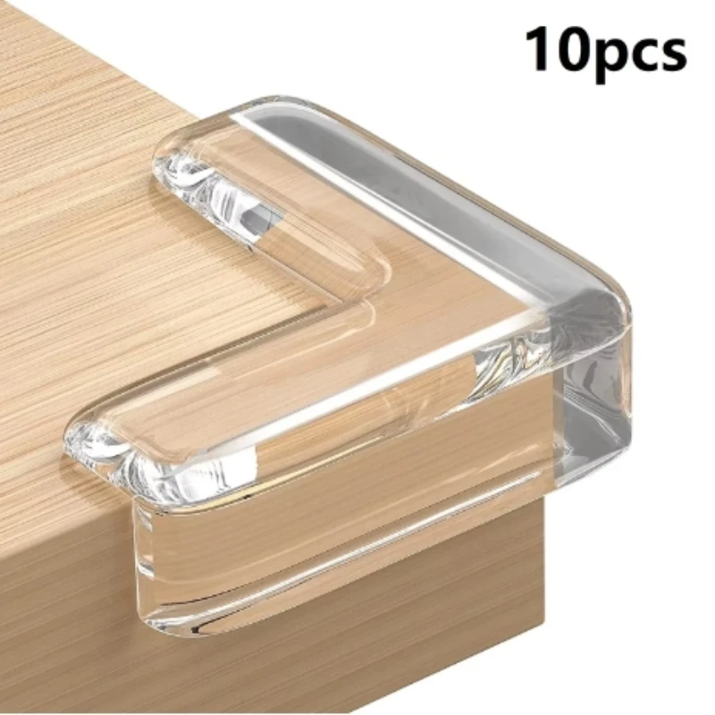 10pcs Baby Safety Silicone Table Corner Edge Protection Cover Electric Socket Guards