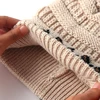 10 Colors Leopard Beanie Women Stretch Knitted Crochet Beanies Winter Hats For Women Warm Lady Messy 5