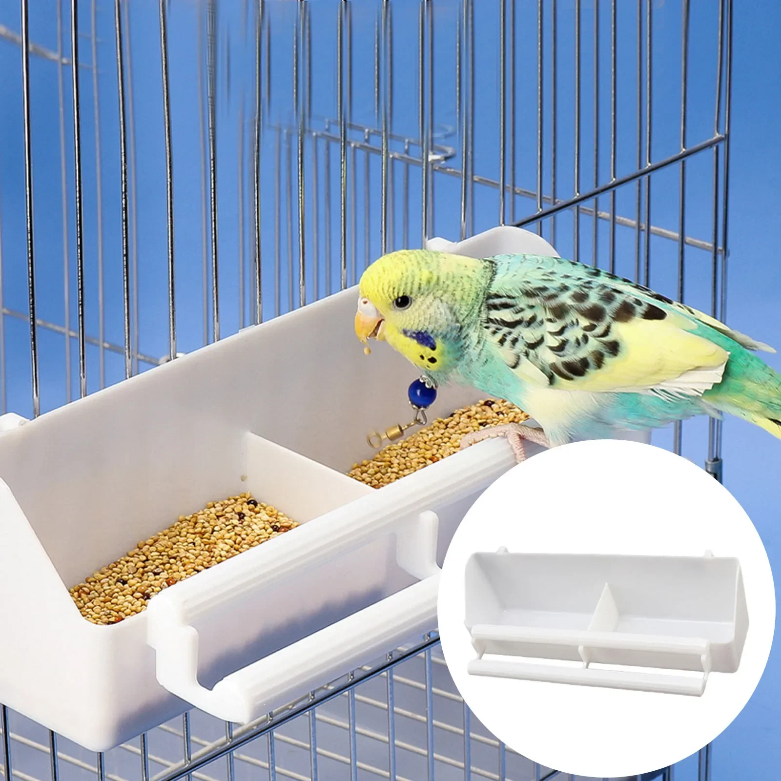 Tube Feeders For Outside Bird Water Dispenser For Cage Bird Food Feeder Cage Food Squirrel Proof Feeders Pole Mounted