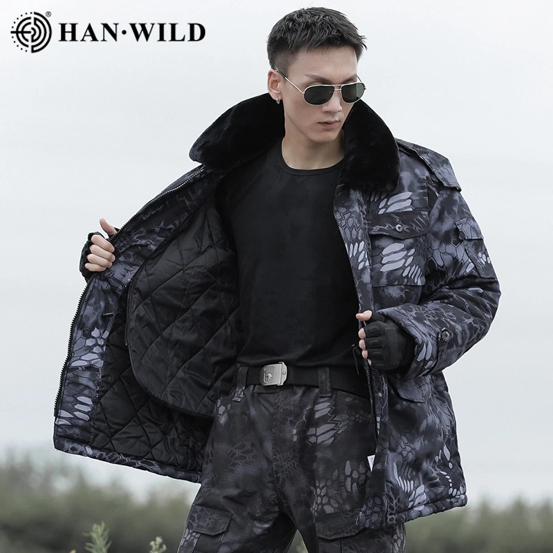 Chaquetas gruesas con para hombre, abrigo táctico militar, Parka térmica del ejército, rompevientos, ropa de invierno, 20 ° F|Camping y senderismo de - AliExpress