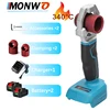 340° Cordless Water Pipe Machine Melter Plastic Welding Machine Melting Soldering Device Rechargeable Hot Melt Tool with Heads 1