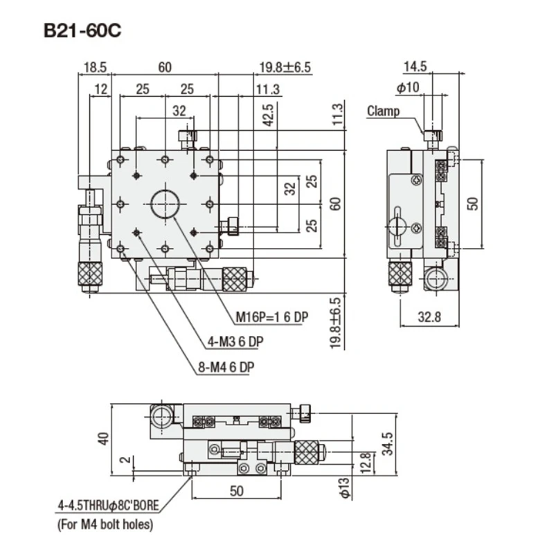 B21-60C SURUGA SEIKI  x   ̵ ̺ y   ̵ Ʈũ ÷ Ǵ ̳ʽ 6.5mm