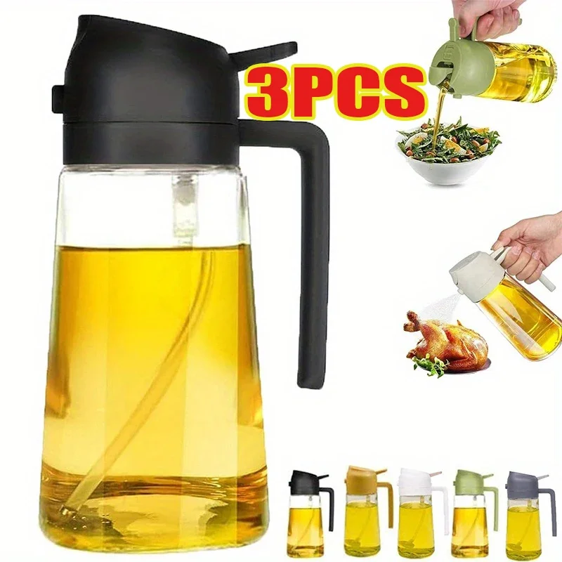 Oil Spray 2-in-1 Plastic Household Kitchen Bottle