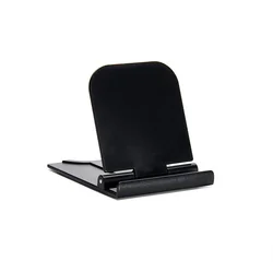 Universal Adjustable Phone and Tablet Stand - Portable Desk Mount (Black)