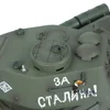 Heng Long 1/16 RTR RC Tank 2.4G 7.0 Plastic Ver Soviet T34-85 3909 BBs Shoot IR Battle Radio Smoke Effect RC Model TH17764-SMT7 5