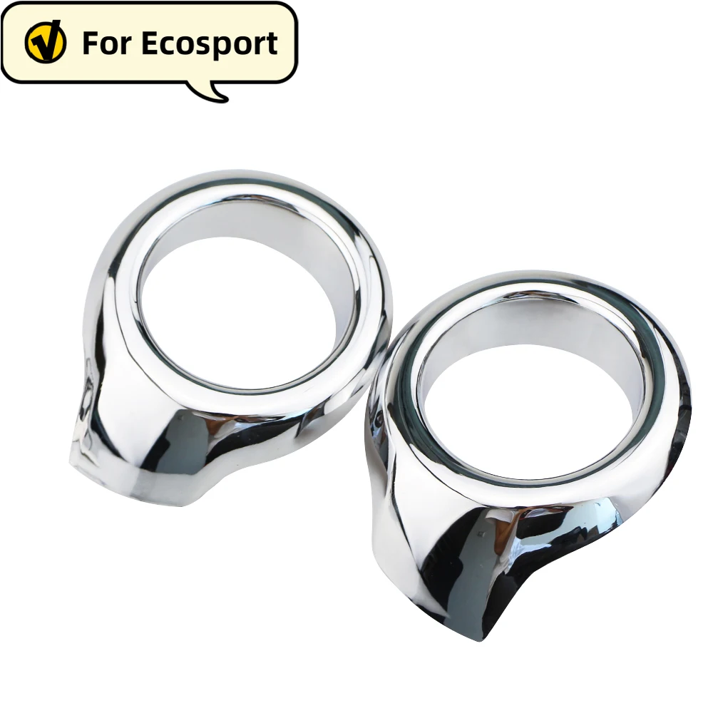 Front Head Fog Light Lamp Cover Trim - ABS Chrome Finish