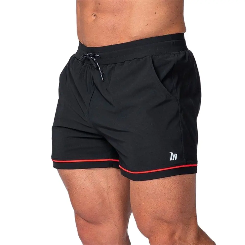Pantalones cortos deportivos para correr hombre, Bermudas delgadas de secado rápido para gimnasio, culturismo, playa, Verano - Deportes y entretenimiento