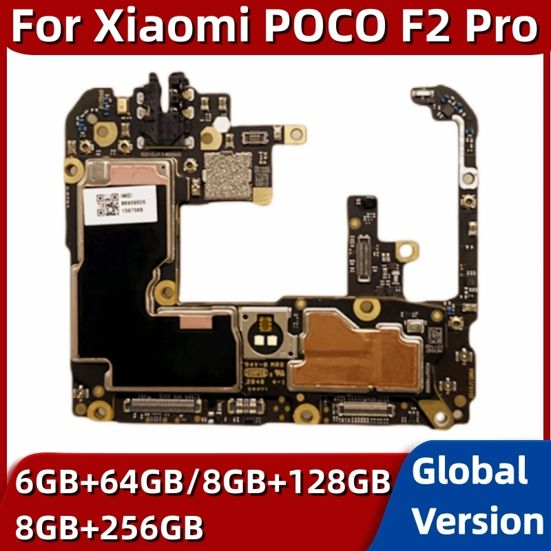 Cover TingYR Per Xiaomi Poco F2 Pro | Custodia Antiurto Con Supporto Pieghevole | Doppio Strato (Rosa Rossa)
