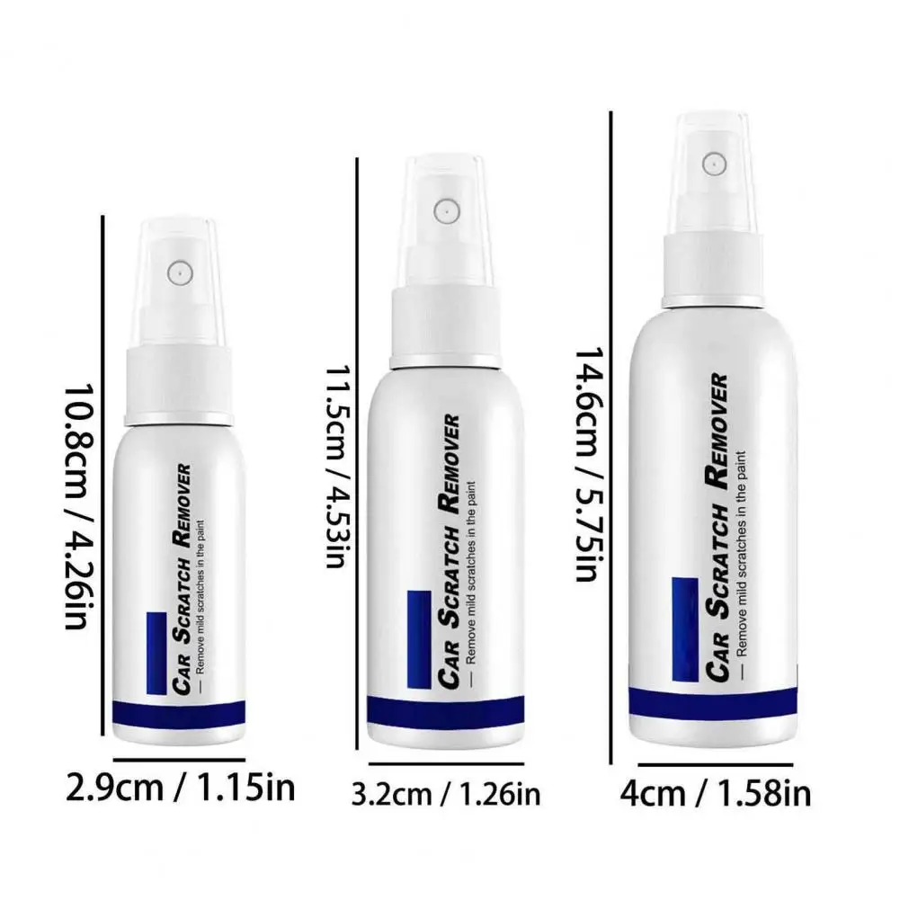 Car Scratch Repair Spray Friendly Fast Acting Easy-to-Use Hydrophobic Coating Scratch Remover Repair Agent