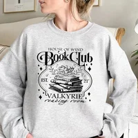 House of Wind Library Velaris Sweatshirt Night Court Sarah J Maas Throne of Glass Hoodie Valkyrie Reading Room Women's Clothing 4