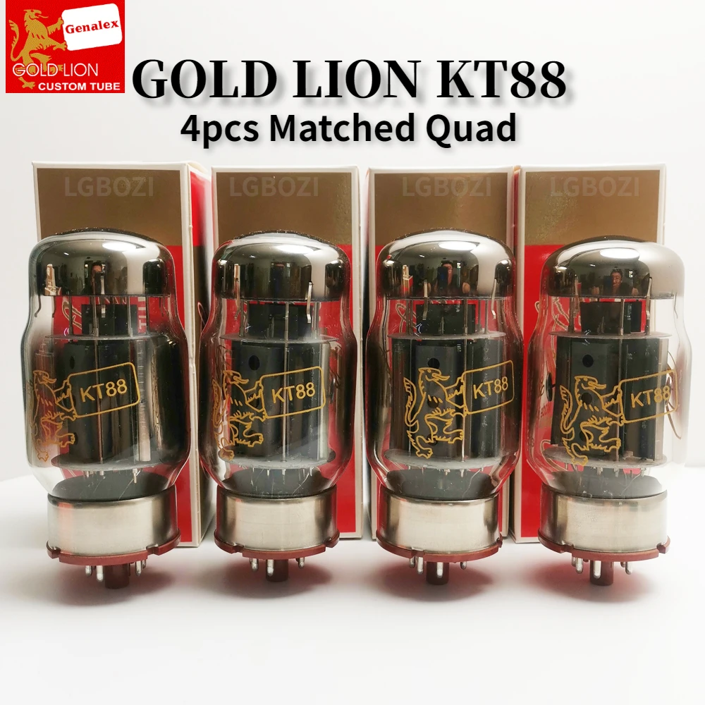 Gold Lion Kt88 Tubo A Vuoto Valvola Audio Hifi Sostituire Kt77 Kt66 El34 6550 Kit Amplificatore Tubo Fai Da Te Genuino Abbinato Quad