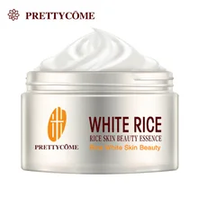 PRETTYCOME White Rice Whitening Cream Hyaluronic Whitening Anti Aging Nourishing Moisturizing Facial Cream Face Care Beauty