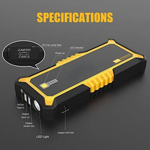 GOOLOO GP3000 Jump Starter