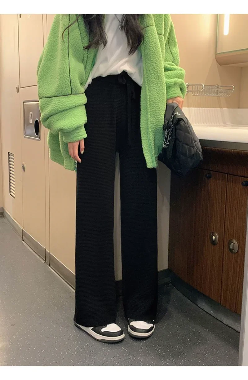 2023 Winter Fur Coat Patchwork Leopard Turn-down Collar Coats Oversized Neon Green Faux Fur Woolen Warm Women Jacket Streetwear