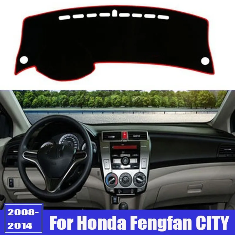 Car Dashboard Avoid Light Pad Instrument Platform Desk Cover Mat Carpets For Honda Fengfan 2008 2009 2010-2014 Accessories | Автомобили и