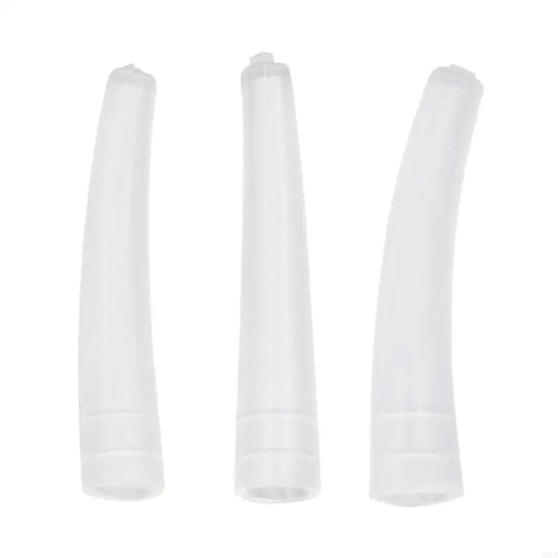 T8UC 100Pieces Clear Plastic Protective Tweezers Protect Cover Tips Tweezers Caps