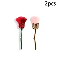 2pcs red-gold