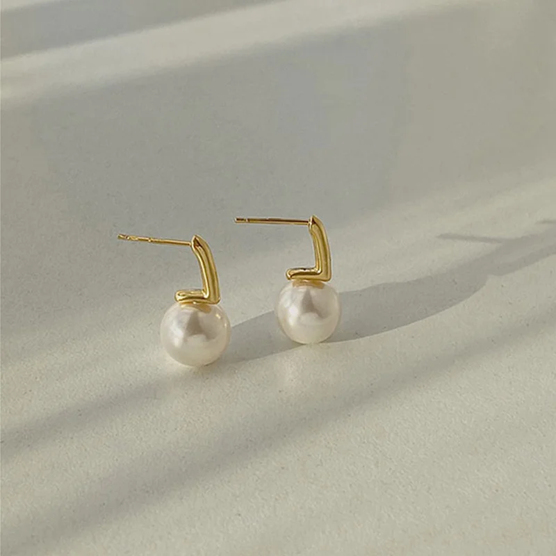 New French Exquisite Imitation Pearl Earrings for Women Fashion Temperament Dangle Earring Wedding Party Jewelry Accessories New French Exquisite Imitation Pearl Earrings for Women Fashion Temperament Dangle Earring Wedding Party Jewelry Accessories