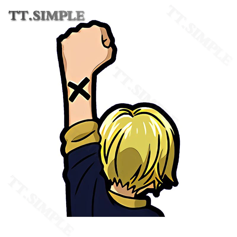 thumbnail image 1 of Pegatinas para coche TT de ONE PIECE, pegatinas para coche, pegatinas de anime para motocicletas, accesorios impermeables para coche, calcomanías de graffiti para portátiles, autocaravanas, 1 of 5