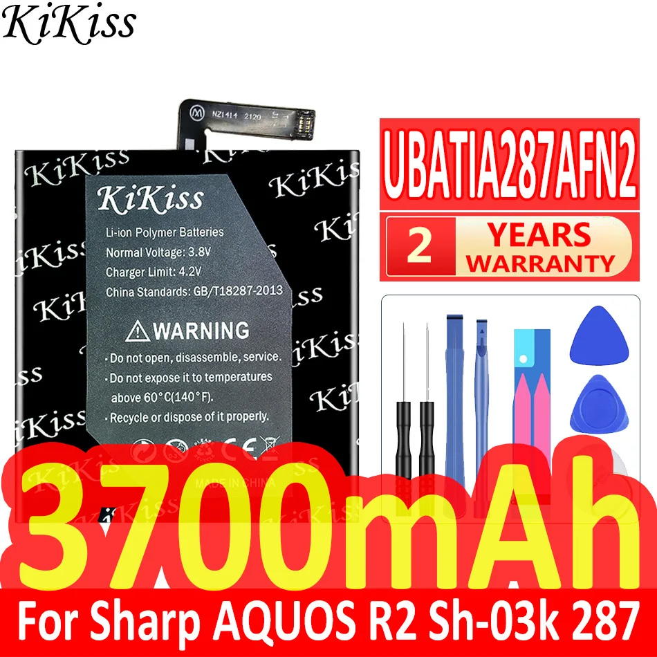 

Мощная батарея 3700mAh KiKiss UBATIA287AFN2 для Sharp AQUOS R2 Sh-03k 287