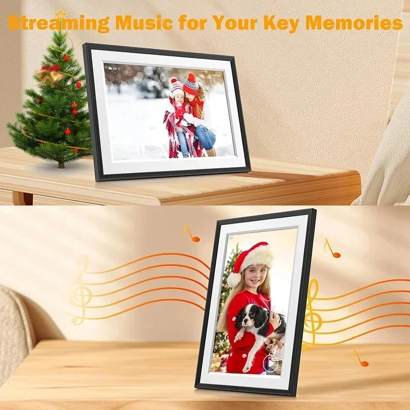 Description Picture 4 of itemDigital Photo Frame 10.1 Inch WiFi Storage 32GB Smart Digital Picture Frame IPS 1280x800 HD Touch Screen Digital For Family Gift