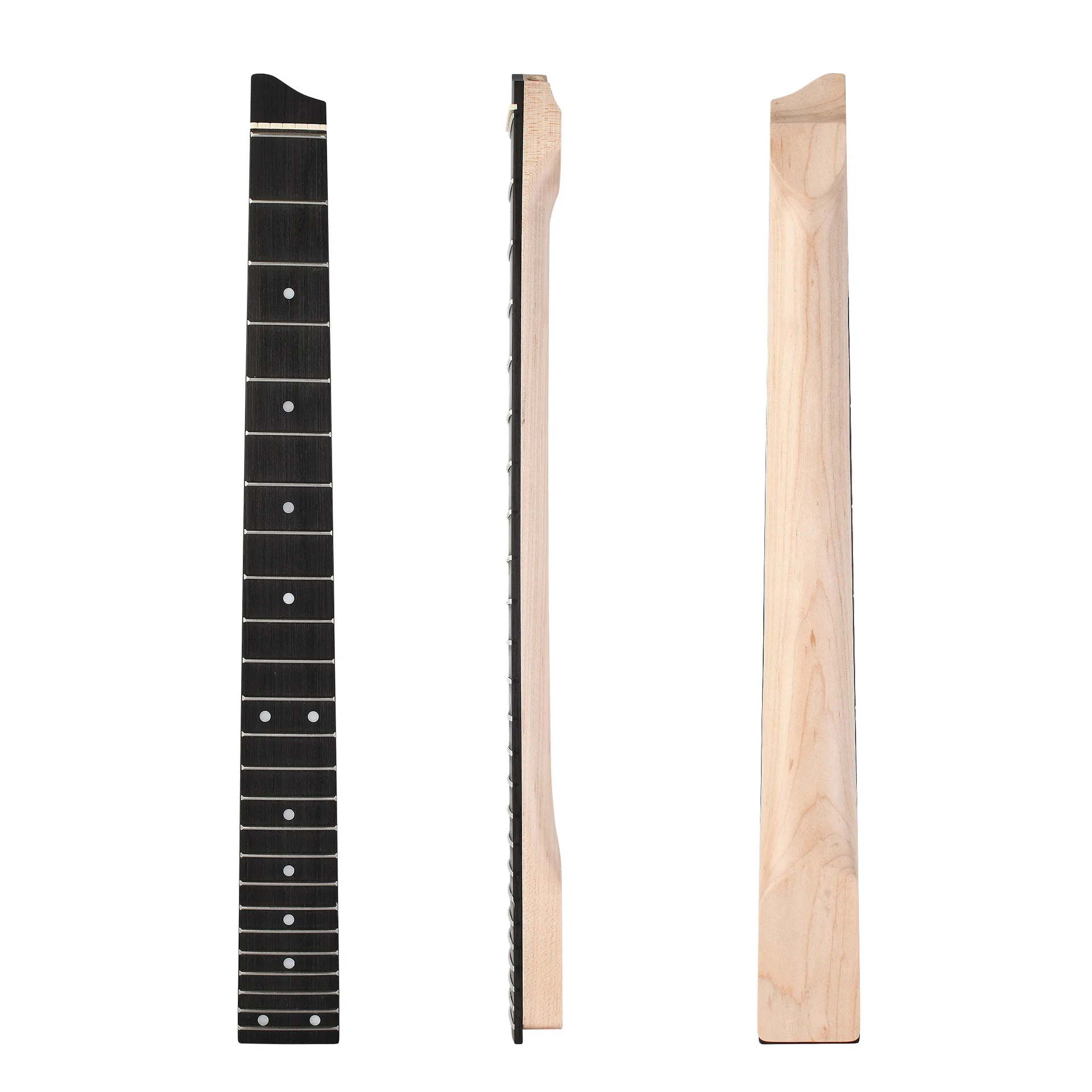 

[Matte] 25 grade headless electric guitar handle rose wood fingerboard maple neck for 6-string travel guitar
