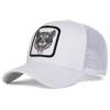 Unisex Wolf Embroidery Baseball Net Caps Spring and Summer Outdoor Adjustable Casual Hats Sunscreen Hat 3