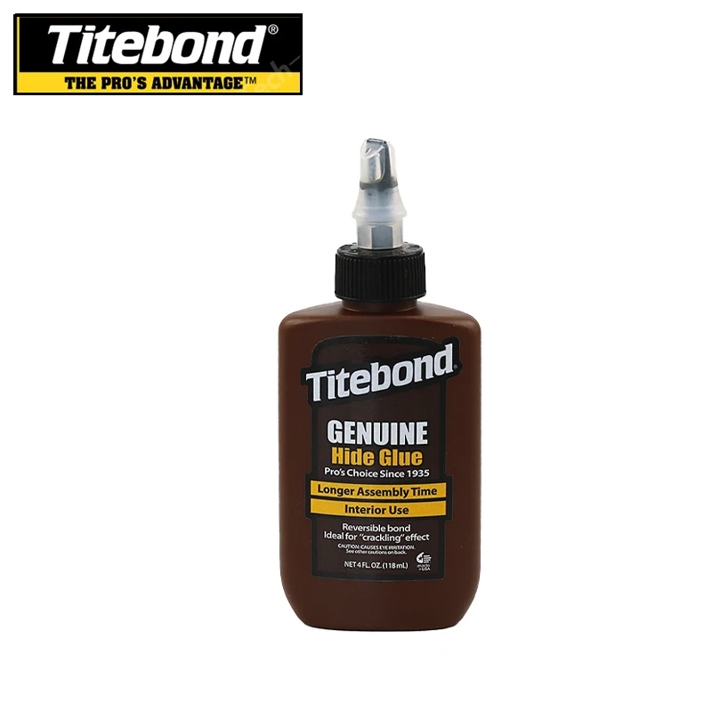 1pcs Titebond Hide Glue Violin Guitar Woodworking Glue Antique Repair Heating Removable 118ml Wood Repair Kit