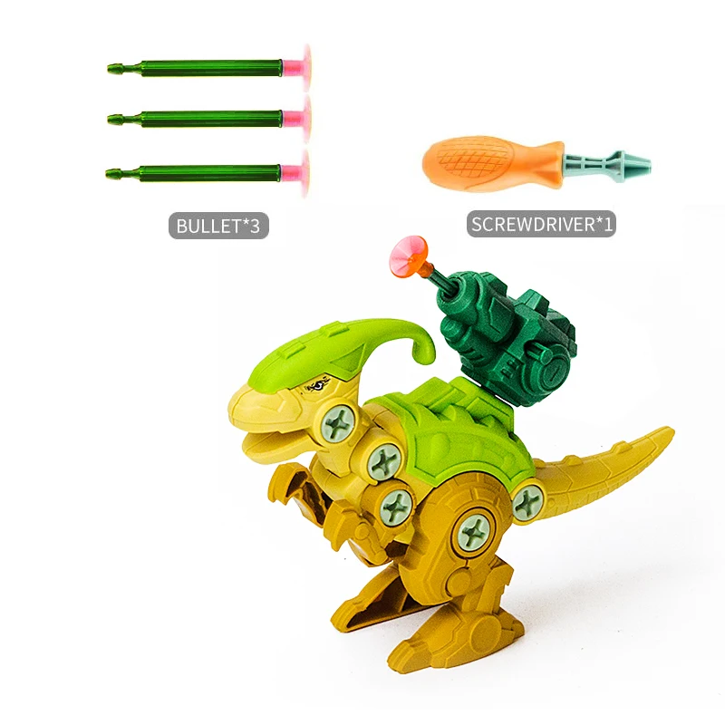 Dinosaur Builder Set for Kids – Educational Puzzle & Assembly Toy with Screwdriver Tool