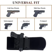 Tactical Belly Band Holster Concealed Carry Waist Band Pistol Holder for Smith and Wesson Bodyguard Glock 19 23 38 25 32 26 27 2