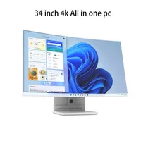34 inch  All In Desktop 4K HD All In One Computer Full Set 16GB RAM Window11 Gaming PC 3