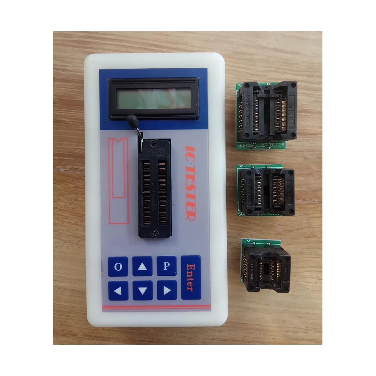 Professional Integrated Circuit IC Tester Transistor Tester Online Maintenance Digital LED Transistor IC Chips Tester