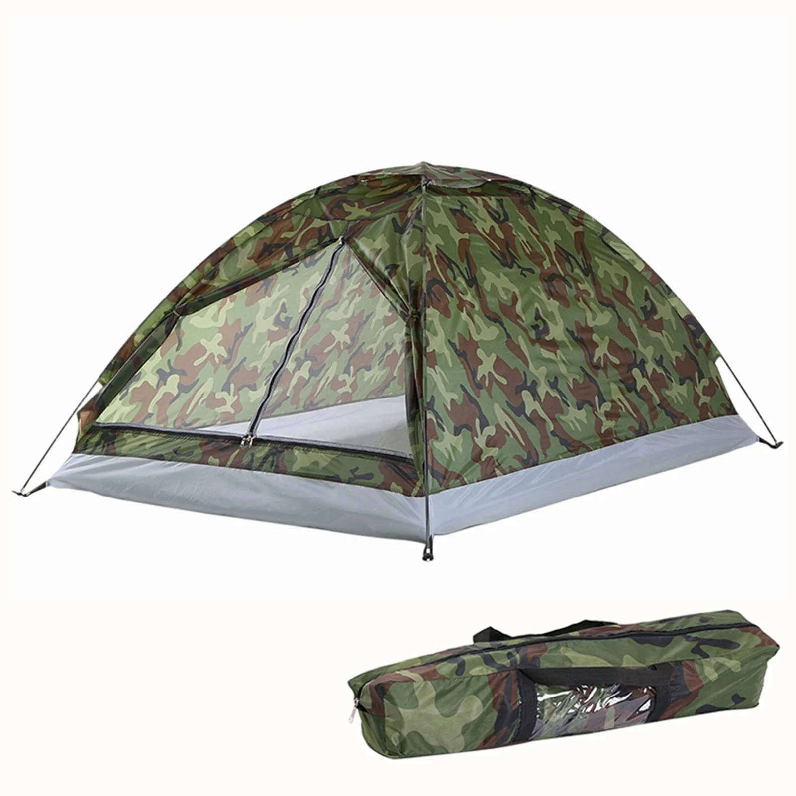 Hiking Kits 1 Pcs Camping Tent 1 Person/2 Person Convenient To Store Fiberglass Hiking Tent Ultralight