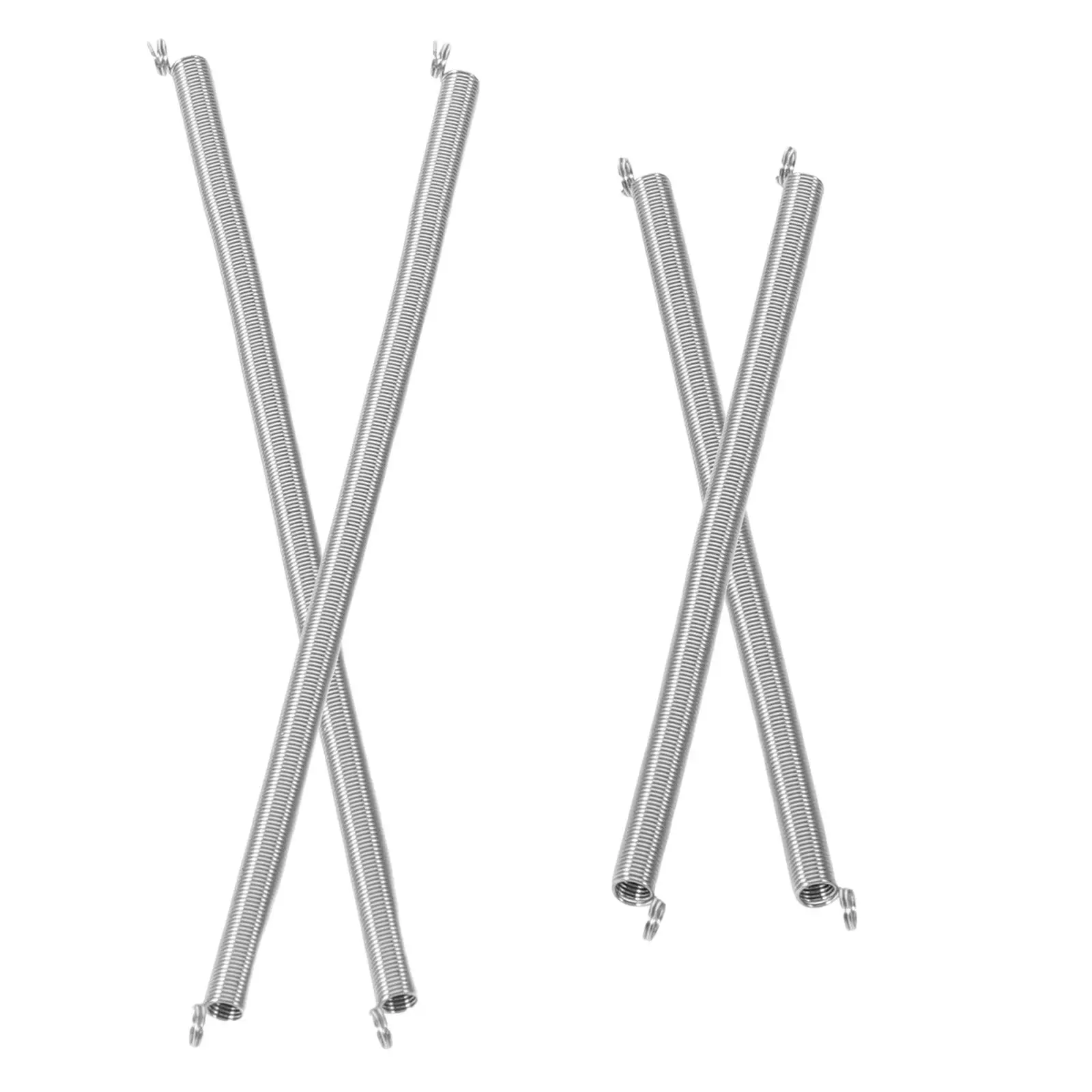4Pcs 사무실 데스크탑 스테이플러 교체 및 공예 프로젝트용 스테인레스 스틸 더블 후크 연장 스프링 후크 장력 스프링