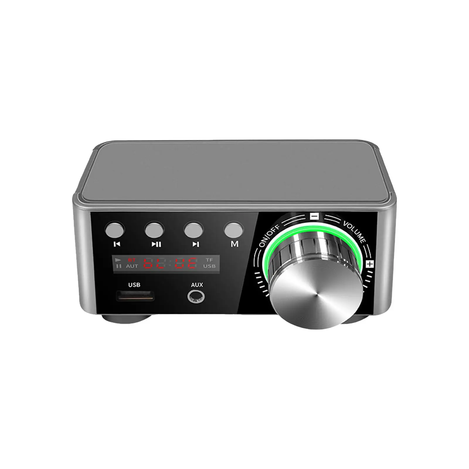 

Мини-усилитель HiFi стерео усилитель громкоговоритель класса D MP3 2,0 CH для магазина домашнего кинотеатра с аудиокабелем и адаптером питания США