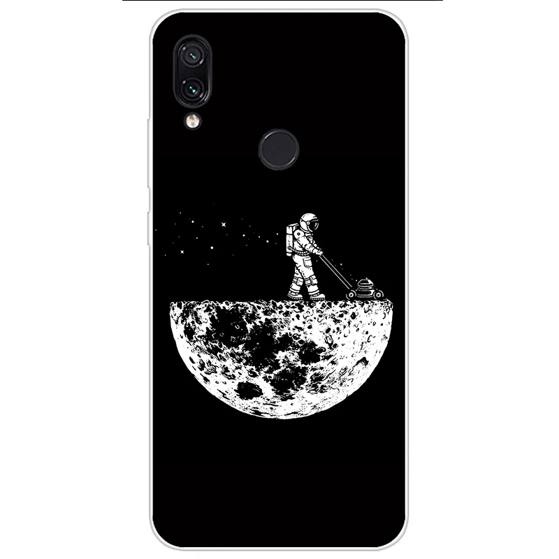 Xiaomi Redmi Note 7 커버 실리콘 Redmi Note 7 케이스, TPU 범퍼 on Redmi Note 7 Note7 소프트 커버