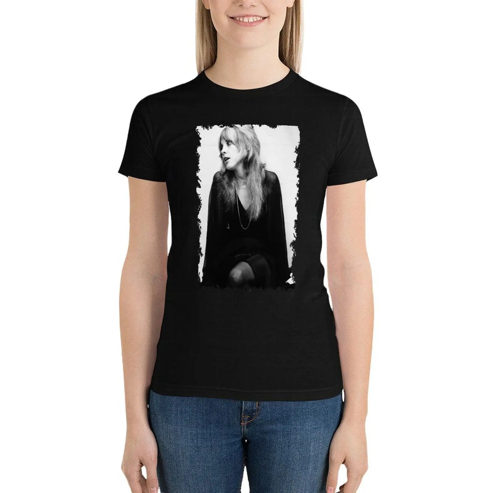 Birthday Stevie Nicks T-Shirt Blouse Aesthetic clothing workout shirts for Women
