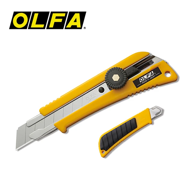 Olfa Fiberglass Rubber Grip Auto-Lock Utility Knife (XH-AL)