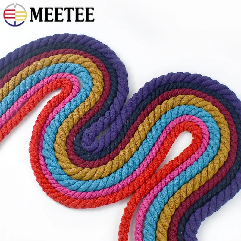 Cordón De Algodón Para Manualidades - 10 Metros, 3/5mm O 8mm, 48 Colores A Elegir