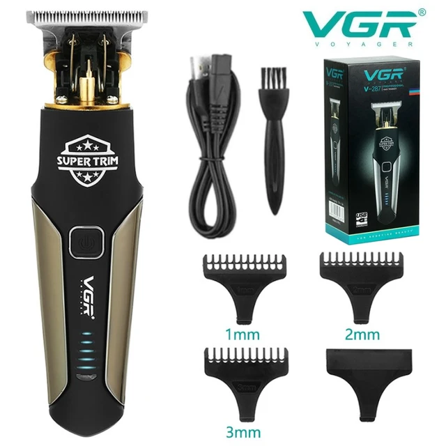 Vgr Hair Trimmer T9 Professional Hair Cutting Machine Cordless Rechargeable  Bald Trimmer For Men V-082 - Hair Trimmers - AliExpress