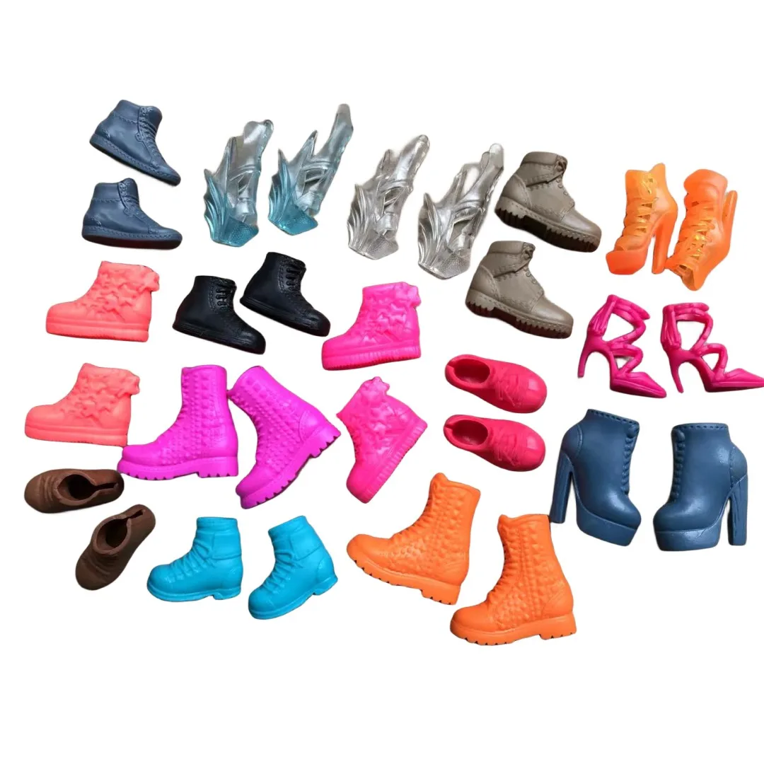 נעלי בובה לילדים בגודל 1/6, אביזרי בובה משחק DIY, סנדלים מקוריים, מגפיים צבעוניות לבובה, קישוטים לבובה זכרית נקבית, חלקי בובה