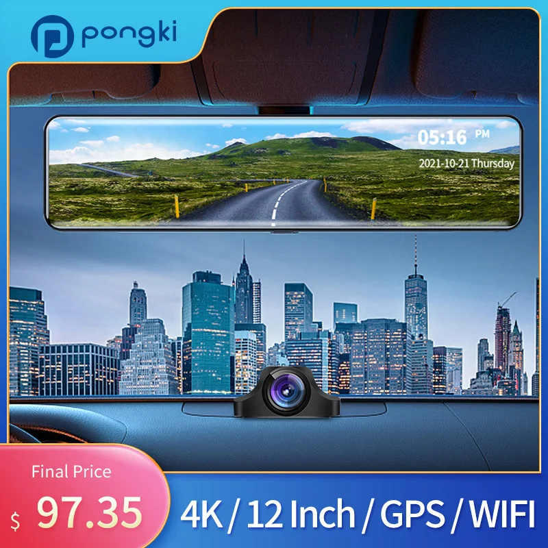 Car Dvr Camera Gps Wifi Video Loop Recording Super Night Vision H8 Uhd