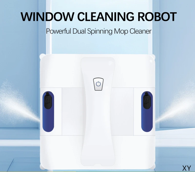 

Dual-nozzle spray window cleaning machine, automatic intelligent water spraying electric window cleaning robot