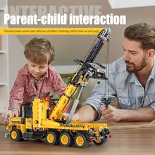 

High-Tech Technical 17011 City Engeineering Heavy-duty Tow Truck Adventures Car Model MOC Building Blocks Toys Boys Tool Gifts